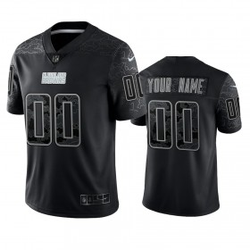 Maillot Homme Cleveland Browns Personnalisé Noir Reflective Limited